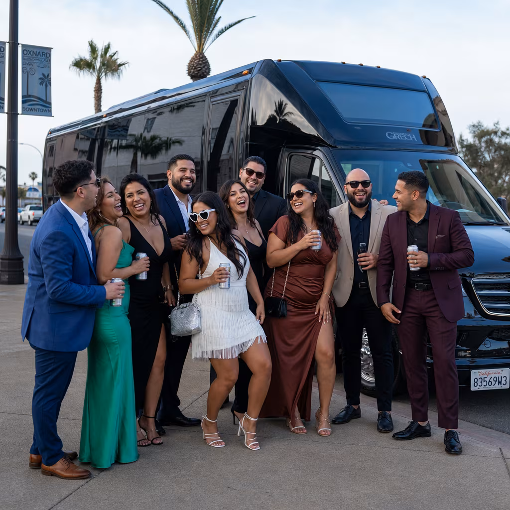 Bachelor and bachelorette party bus