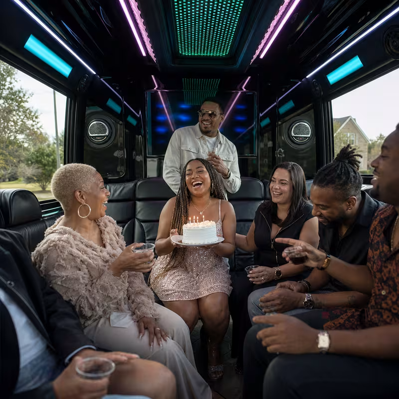 Oxnard Birthday Transportation fleet vehicle