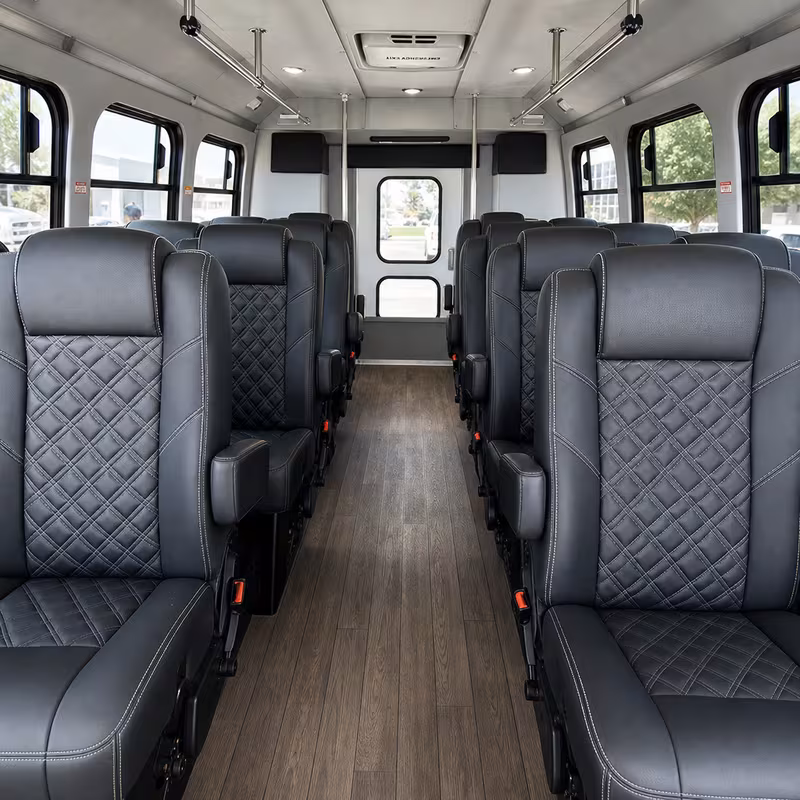 15-35 Passenger Minibus Interior