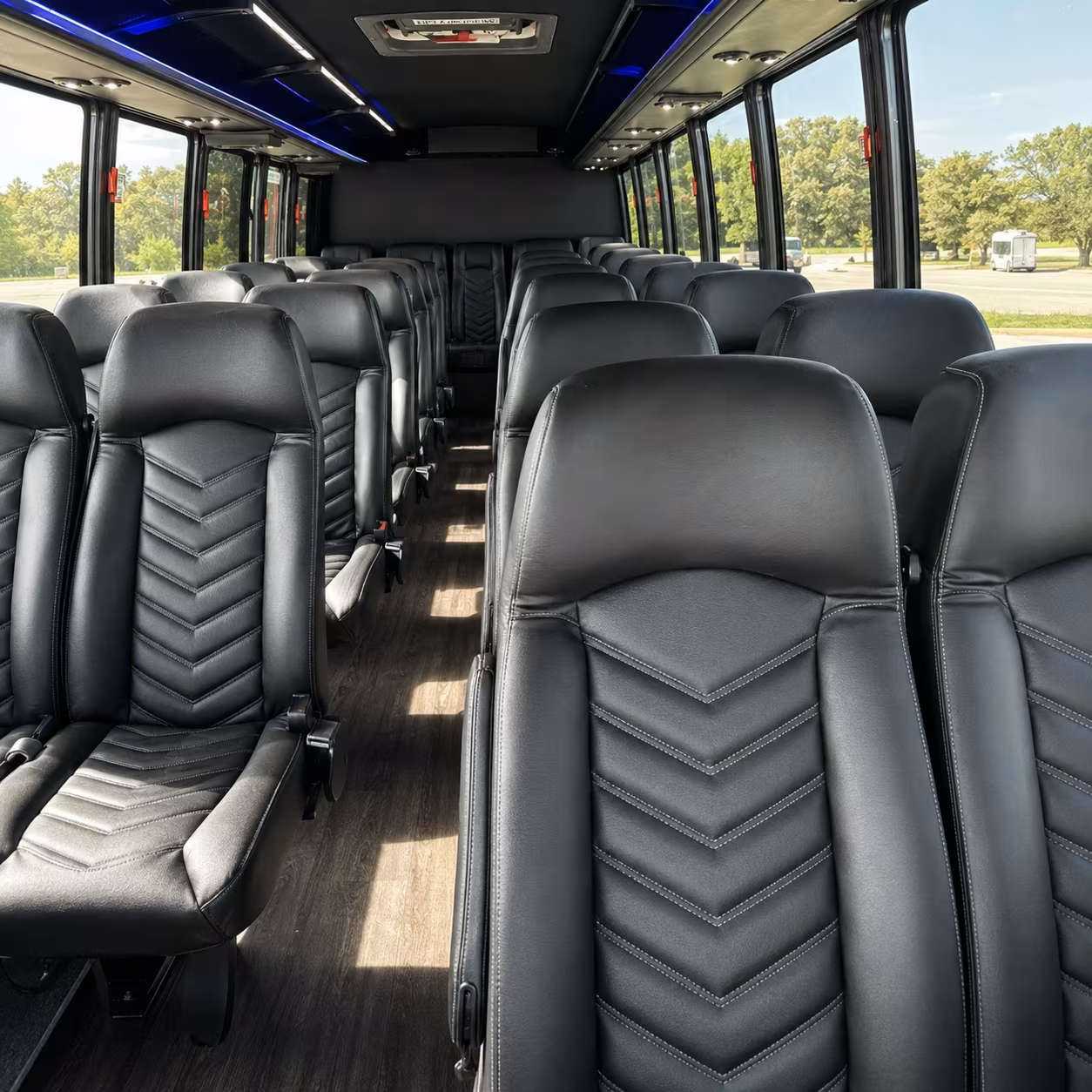 Oxnard Airport Shuttle & Transportation party bus exterior