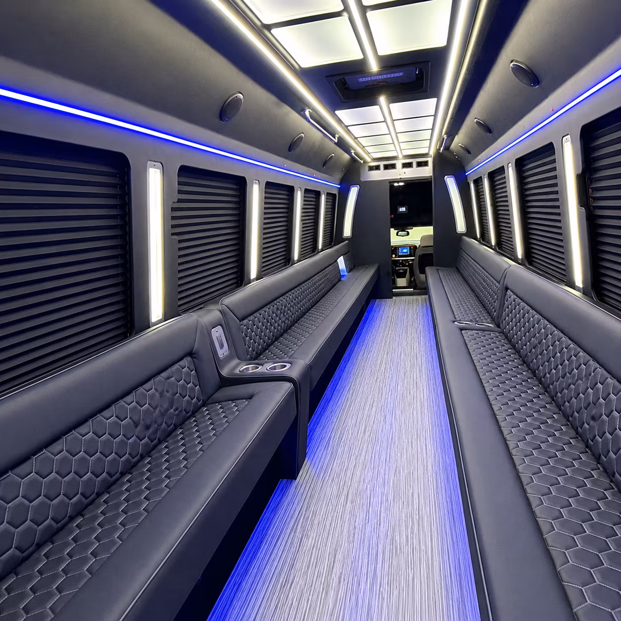 Oxnard Private Event Transportation party bus exterior