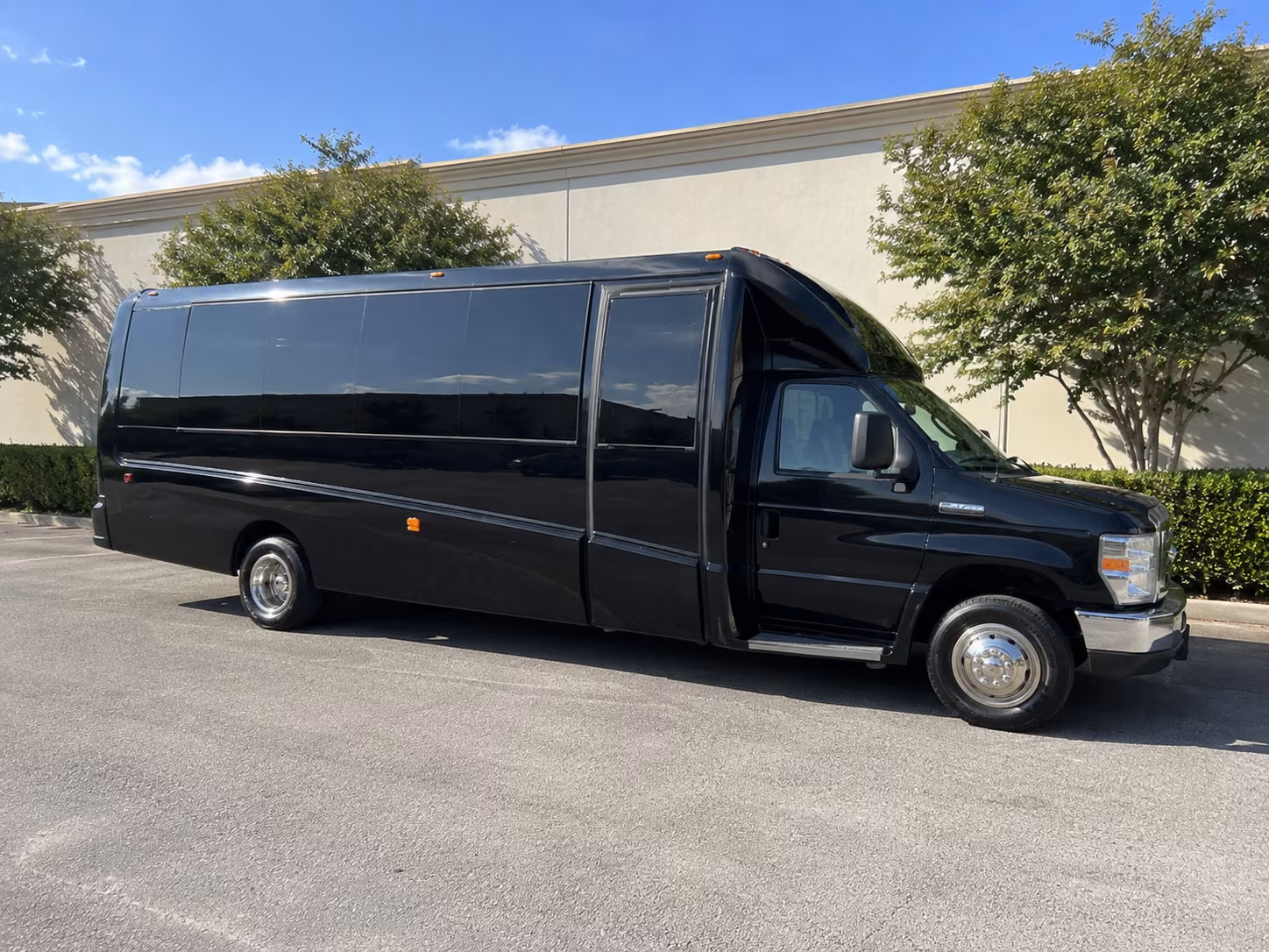 Oxnard Private Event Transportation party bus exterior