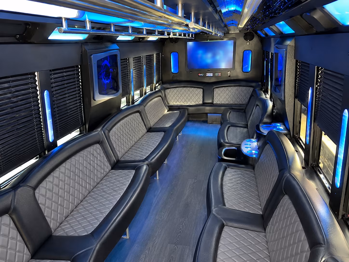 Oxnard Prom & Homecoming Transportation party bus exterior