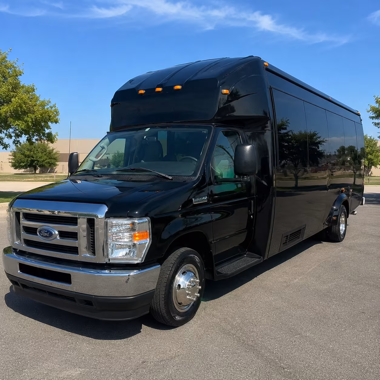 Oxnard Prom & Homecoming Transportation party bus exterior