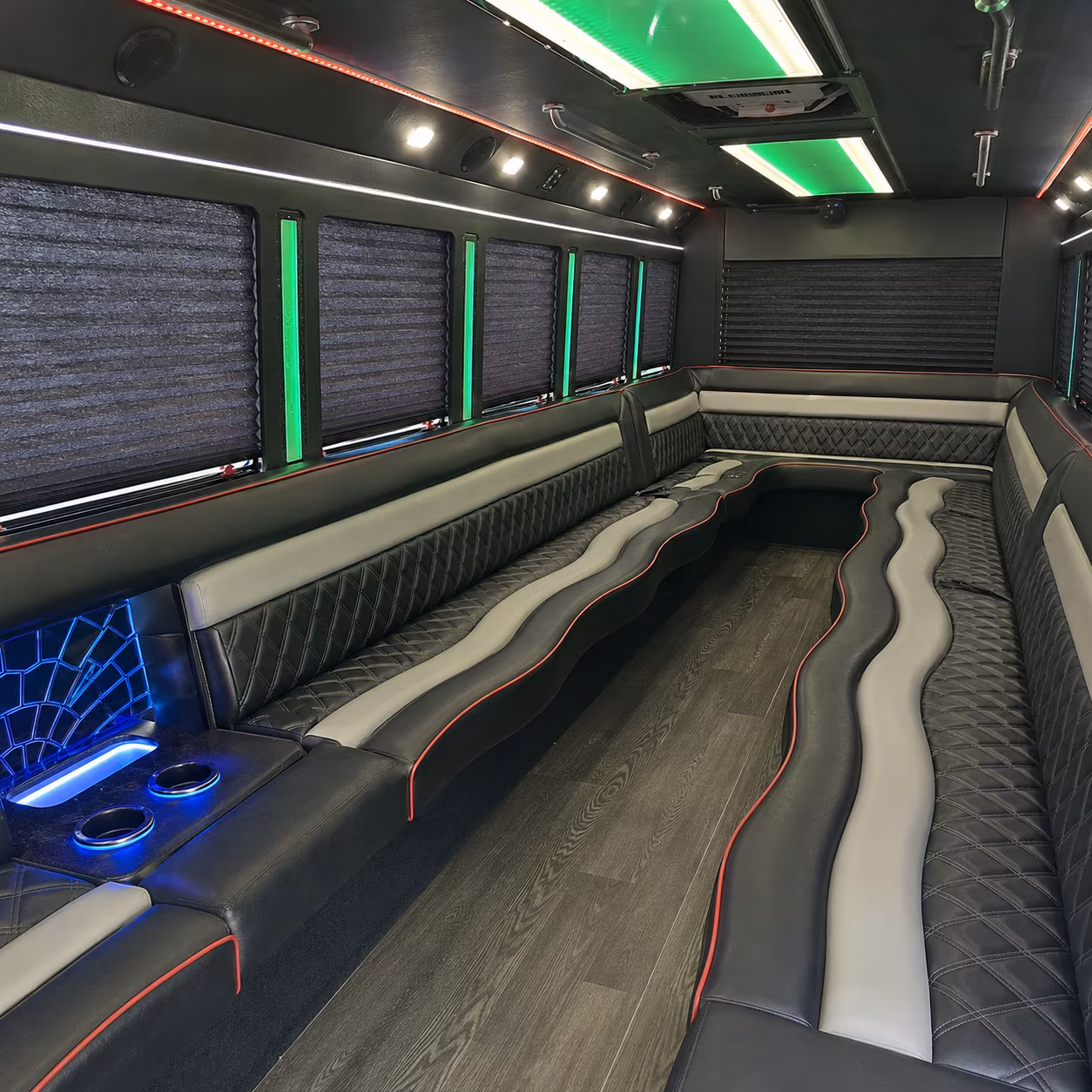 Oxnard Prom & Homecoming Transportation party bus exterior