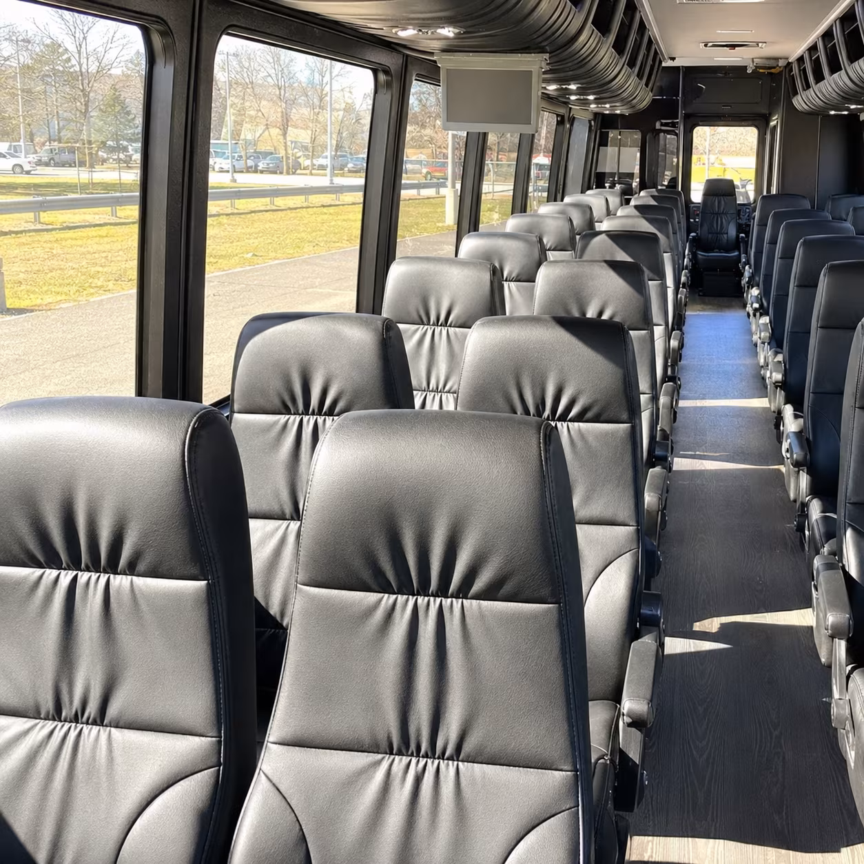 Oxnard School Event Transportation party bus exterior