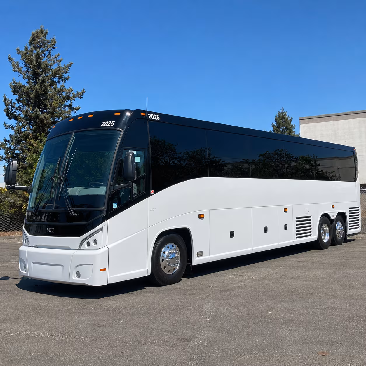 Oxnard School Event Transportation party bus exterior