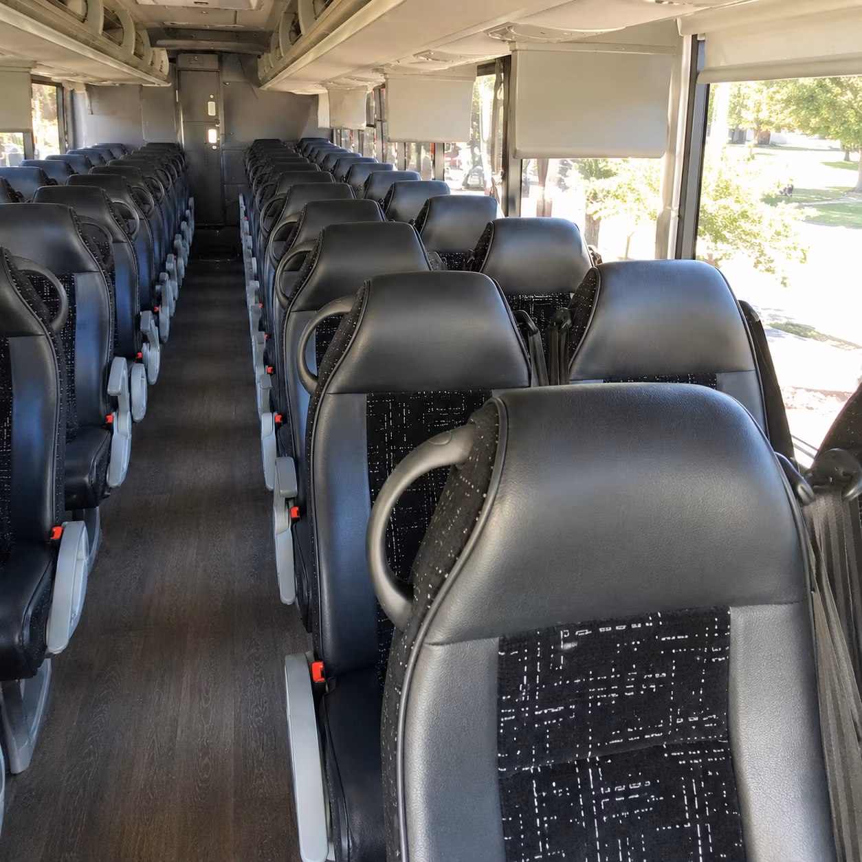 Oxnard School Event Transportation party bus exterior