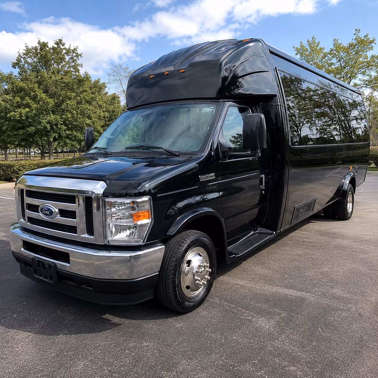 Oxnard Sporting Event Transportation party bus exterior