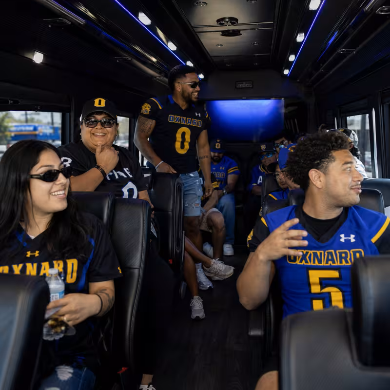 Oxnard Sporting Event Transportation fleet vehicle